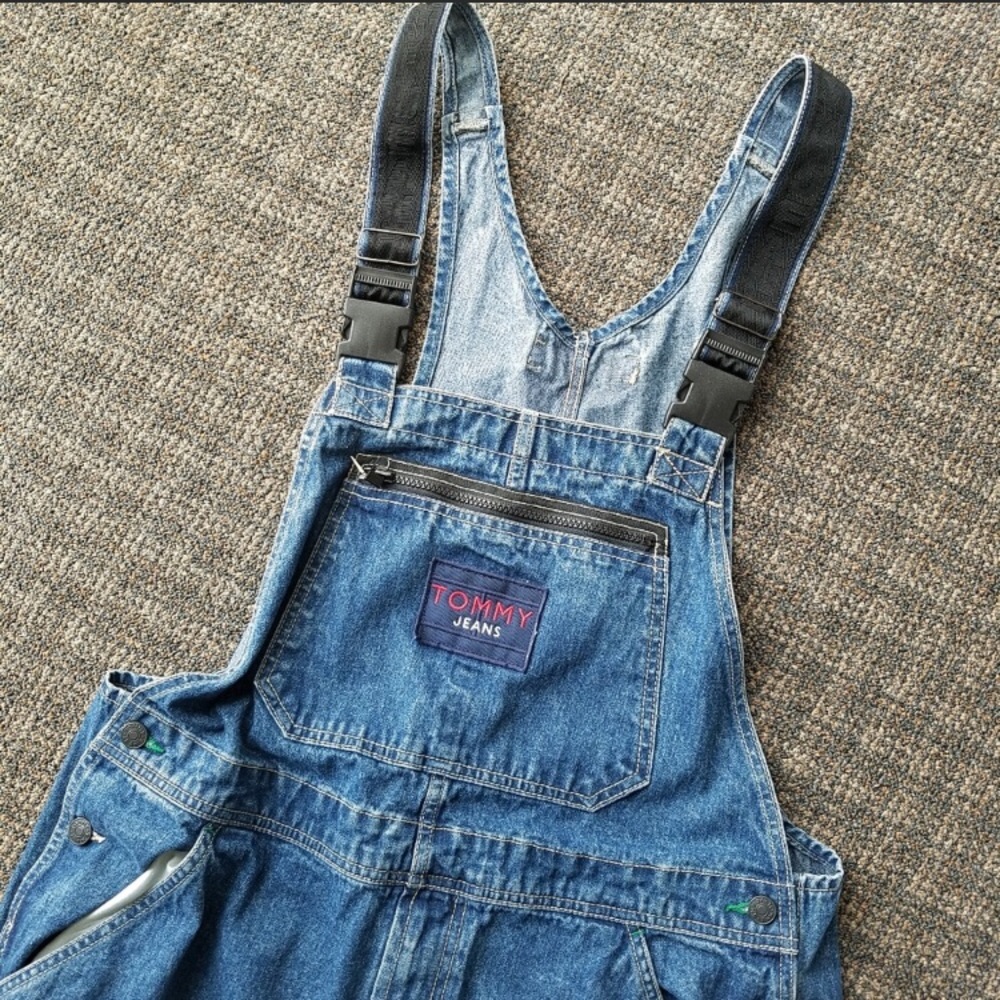 vintage tommy hilfiger overalls